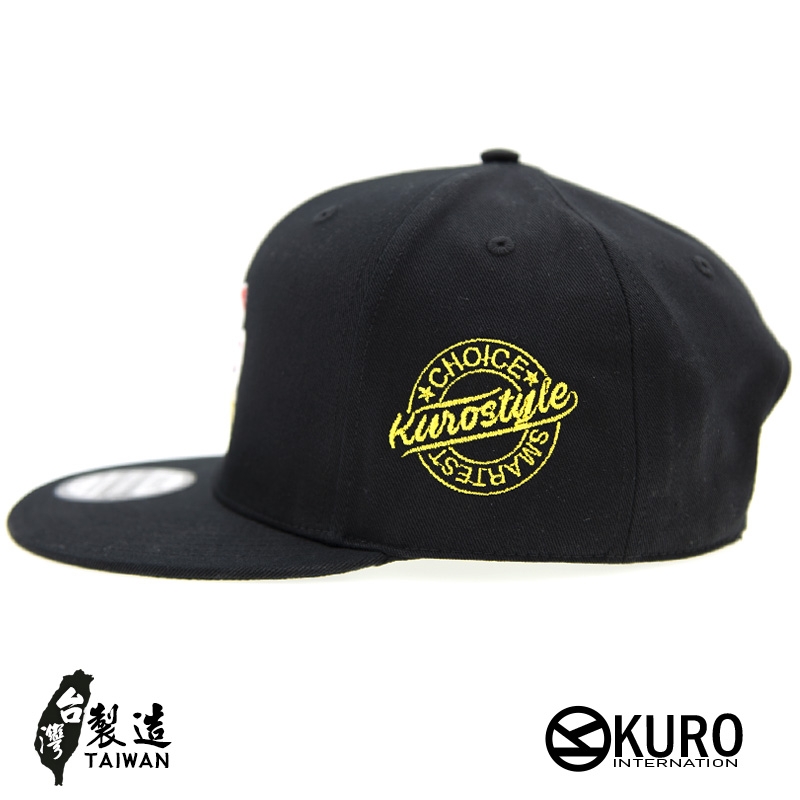kuro設計款-招妹貓-平板帽-棒球帽(可客製化)
