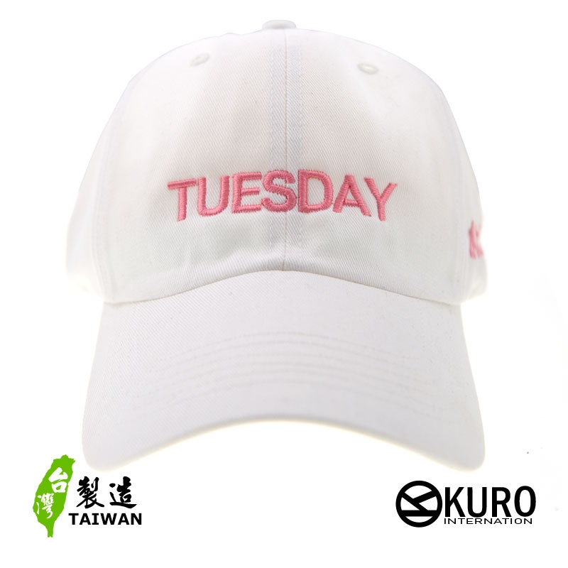 kuro TUESDAY かようび 老帽 棒球帽 布帽(側面可客製化)