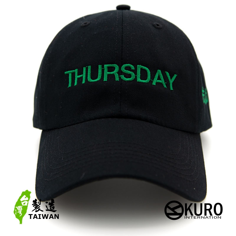 URO-SHOP Thursday 木曜日 もくようび老帽 棒球帽 布帽(側面可客製化)