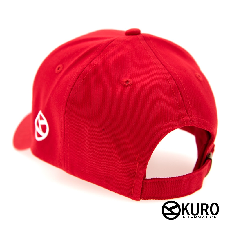 URO-SHOP 紅色SOCCER老帽 棒球帽 布帽(可客製化)