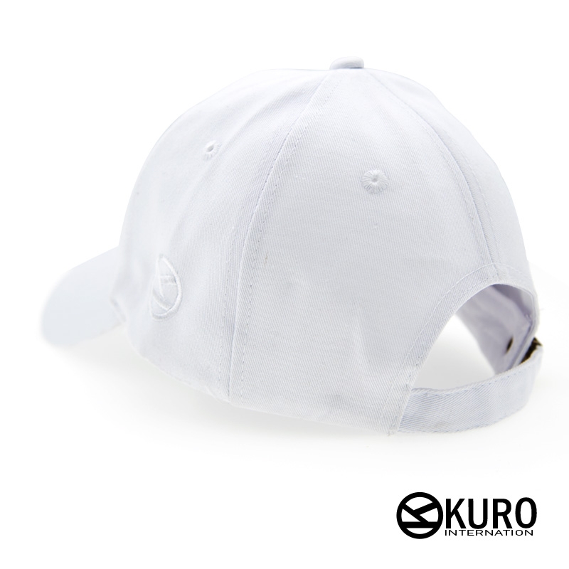 URO-SHOP 白色SOCCER盾老帽 棒球帽 布帽(可客製化)