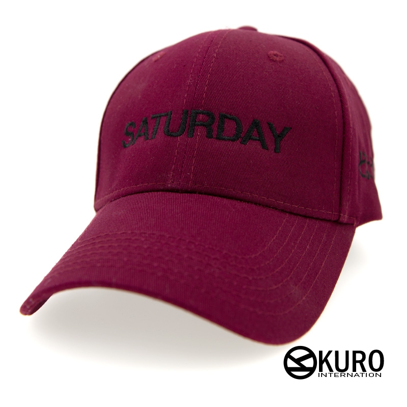 kuro Saturday土曜日 どようび老帽 棒球帽 布帽(側面可客製化)