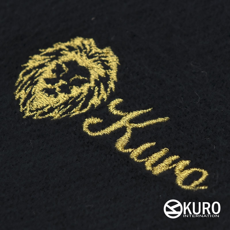 KURO-SHOP 獅子徽章客製化圍巾