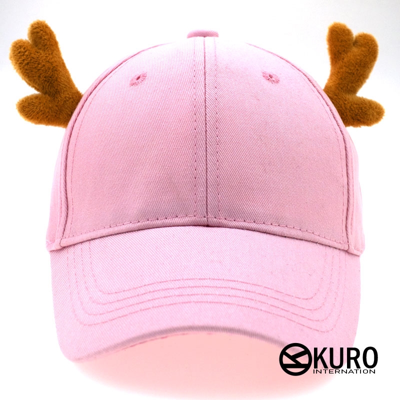 KURO-粉紅色鹿角老帽棒球帽