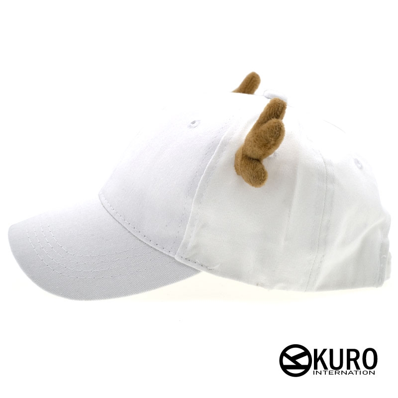 KURO-白色鹿角老帽棒球帽