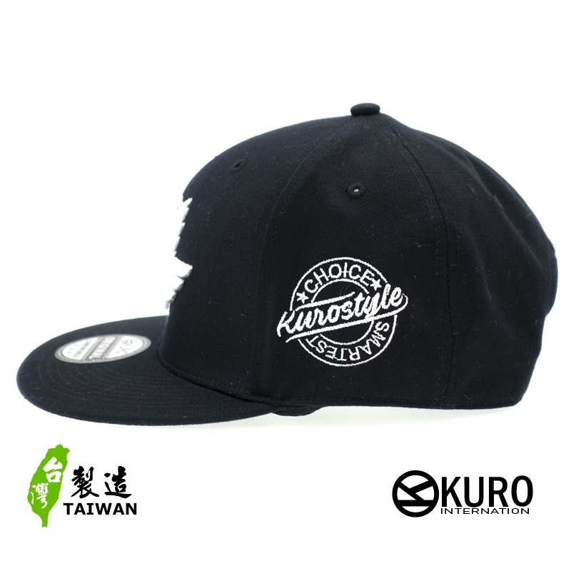 KURO-SHOP BORN TO RIDE 立體繡 平板帽-棒球帽(可客製化)