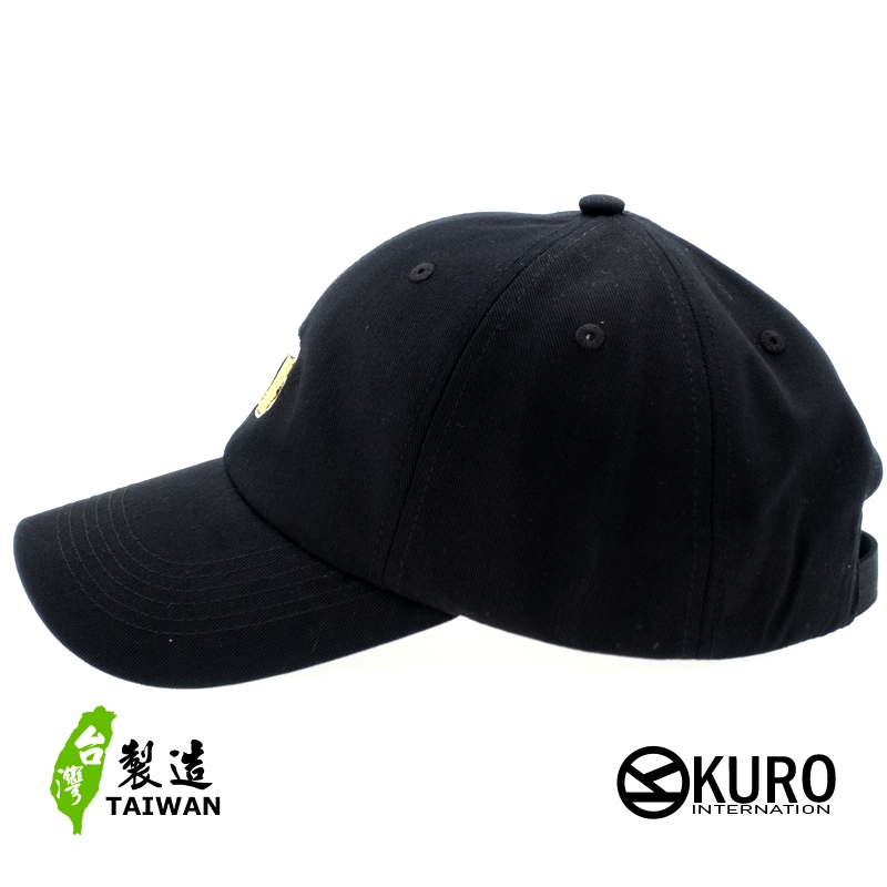 KURO-SHOP 啤酒 電繡 老帽 棒球帽 布帽(可客製化)