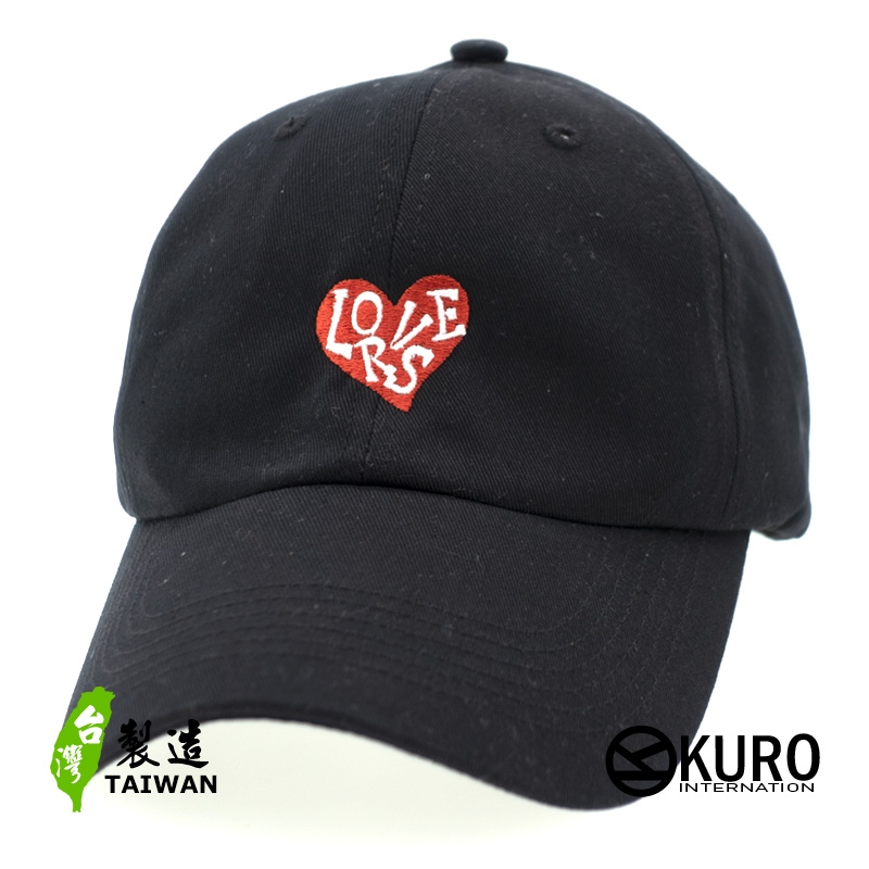 KURO-SHOP LOVERS 電繡 老帽 棒球帽 布帽(可客製化)