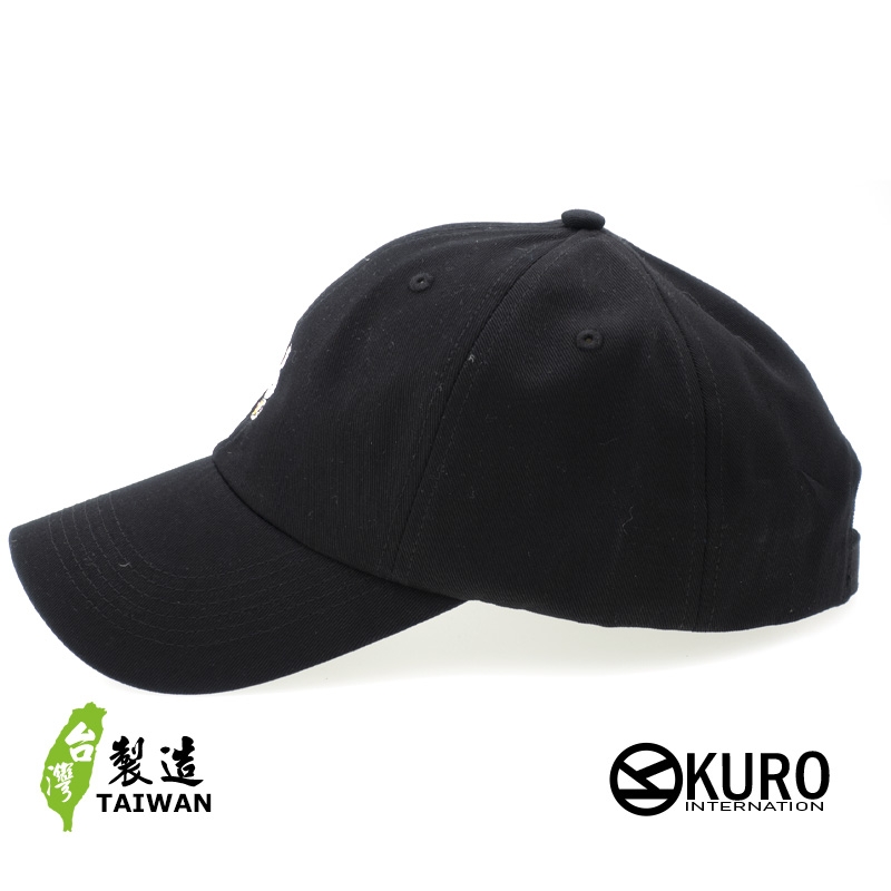 KURO-SHOP 玉兔 電繡 老帽 棒球帽 布帽(可客製化)