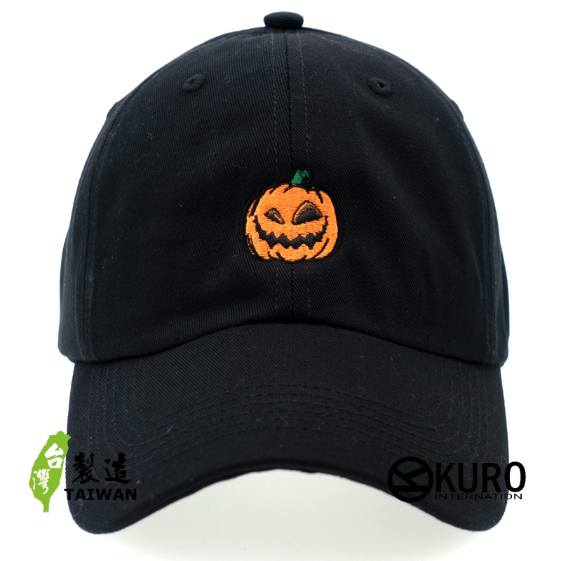 KURO-SHOP 萬聖節 南瓜 電繡 老帽 棒球帽 布帽(可客製化)