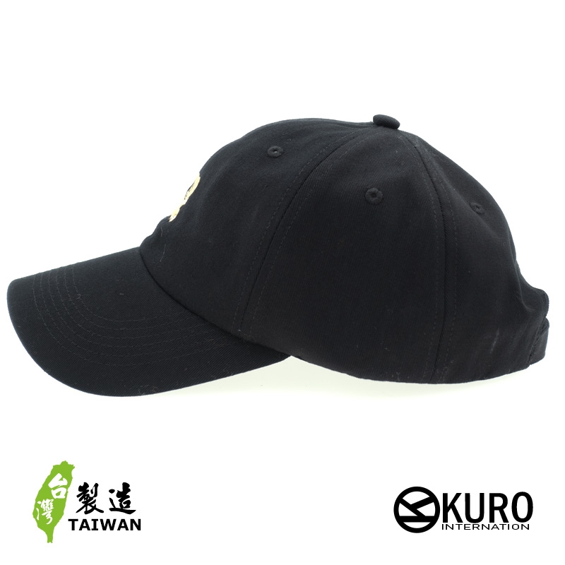 KURO-SHOP 玩具熊  電繡 老帽 棒球帽 布帽(可客製化)