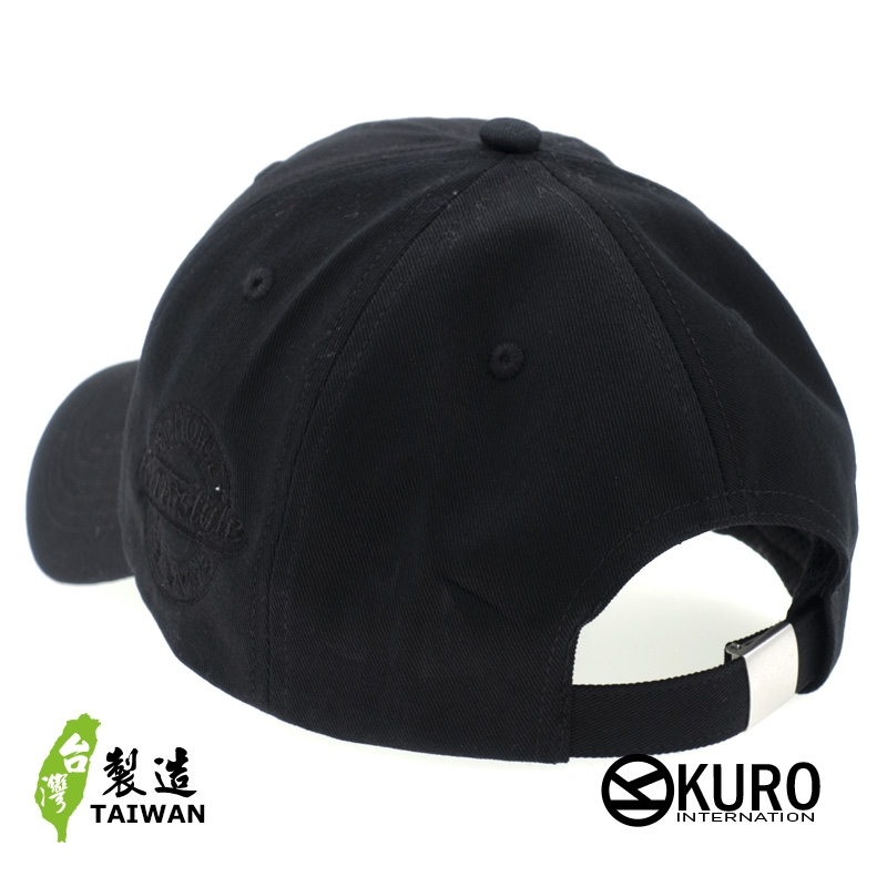 KURO-SHOP 台客精神-藍白拖電繡 老帽 棒球帽 布帽(可客製化)