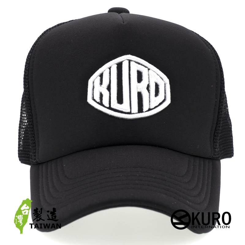 KURO-SHOP KURO LOGO 立體繡網帽、卡車司機帽