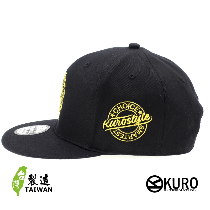 KURO-SHOP 獅頭  平板帽-棒球帽(可客製化)
