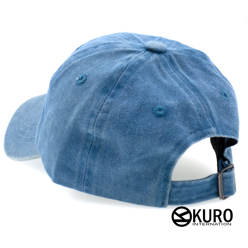 KURO-SHOP 復古水洗 牛仔色  兒童 少童 老帽棒球帽