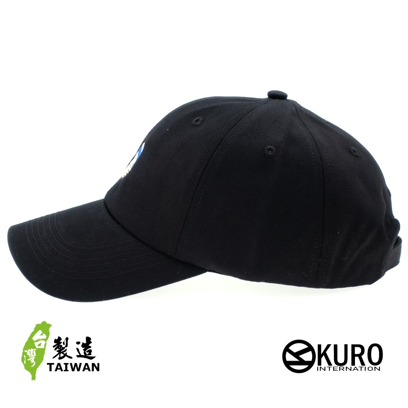 KURO-SHOP 手拿藍白拖  電繡 老帽 棒球帽 布帽(可客製化)