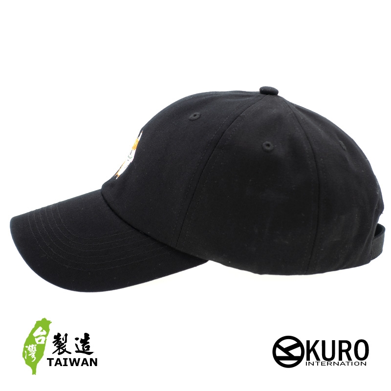 KURO-SHOP  康乃馨  柴犬 電繡 老帽 棒球帽 布帽(可客製化)