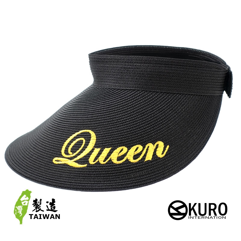 KURO-SHOP Queen 電繡 遮陽帽 (可客製化)