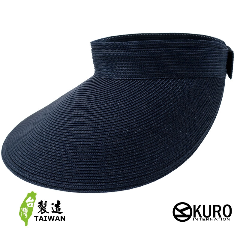 KURO-SHOP 深藍色大帽沿  遮陽帽 (可客製化)