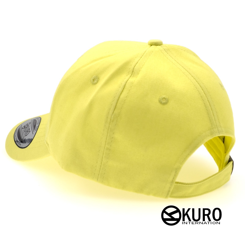 KURO-SHOP 黃色老帽棒球帽布帽(硬挺版)