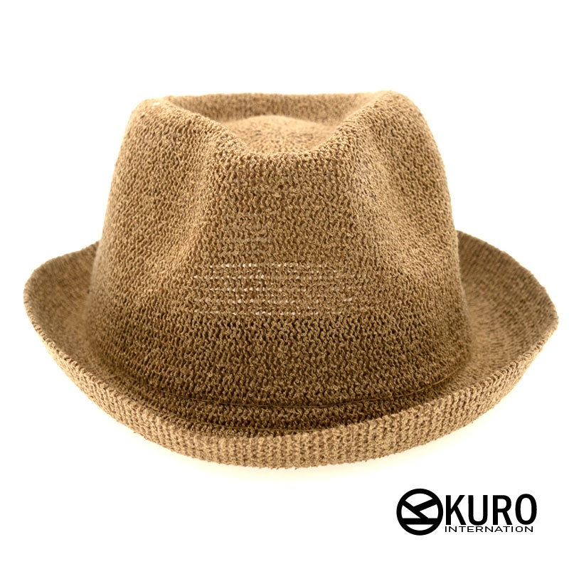 KURO-SHOP-咖啡色小童KING草帽紳士帽