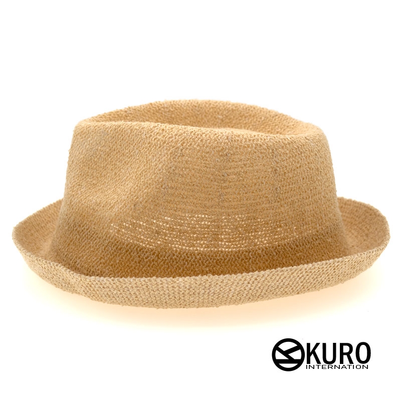 KURO-SHOP 米色 小童 草帽紳士帽