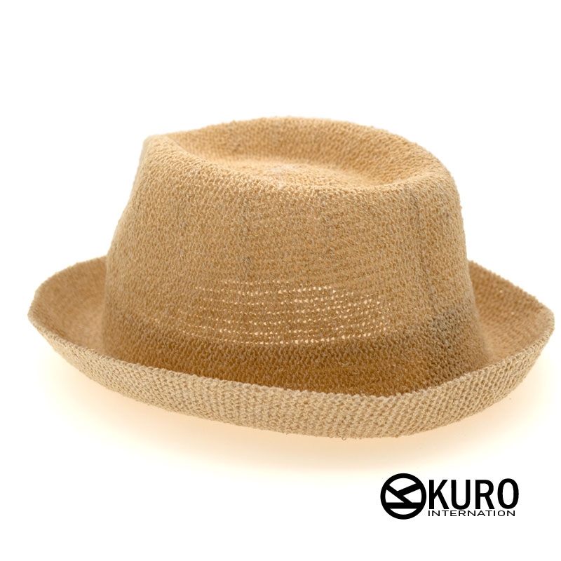 KURO-SHOP 米色 小童 草帽紳士帽