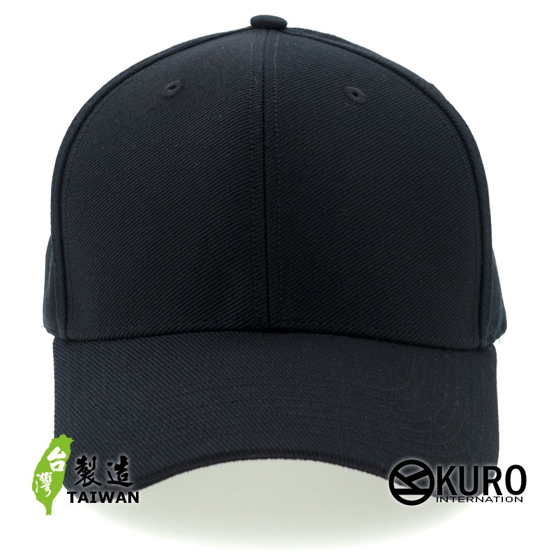 KURO-SHOP 黑色台灣製造 大頭 大帽圍 老帽棒球帽布帽