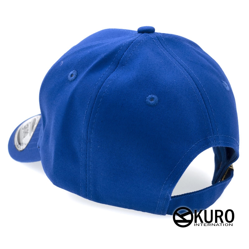 KURO-SHOP 寶藍色老帽棒球帽布帽(硬挺版)