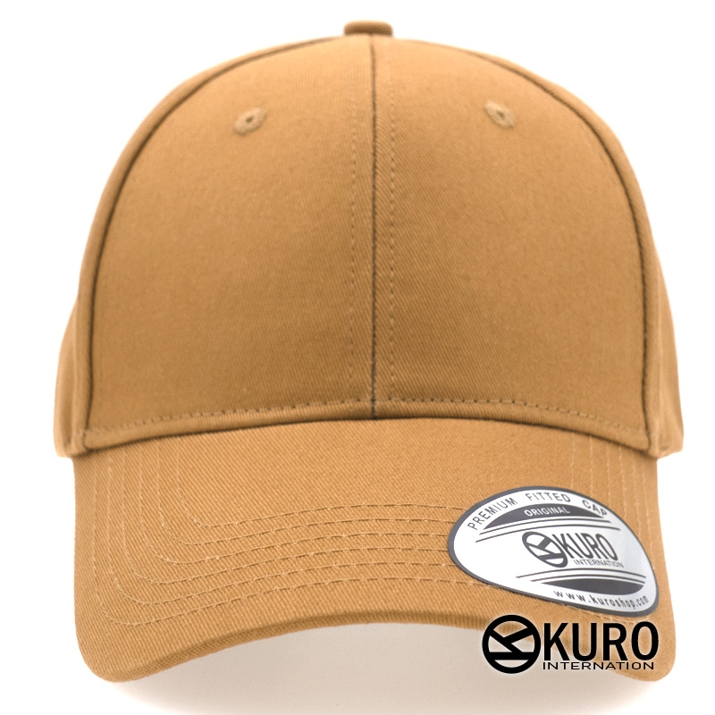 KURO-SHOP 深卡色硬挺版老帽棒球帽布帽