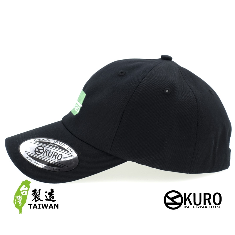 KURO-SHOP Taiwan IN 硬啦 電繡 老帽 棒球帽 布帽(可客製化)