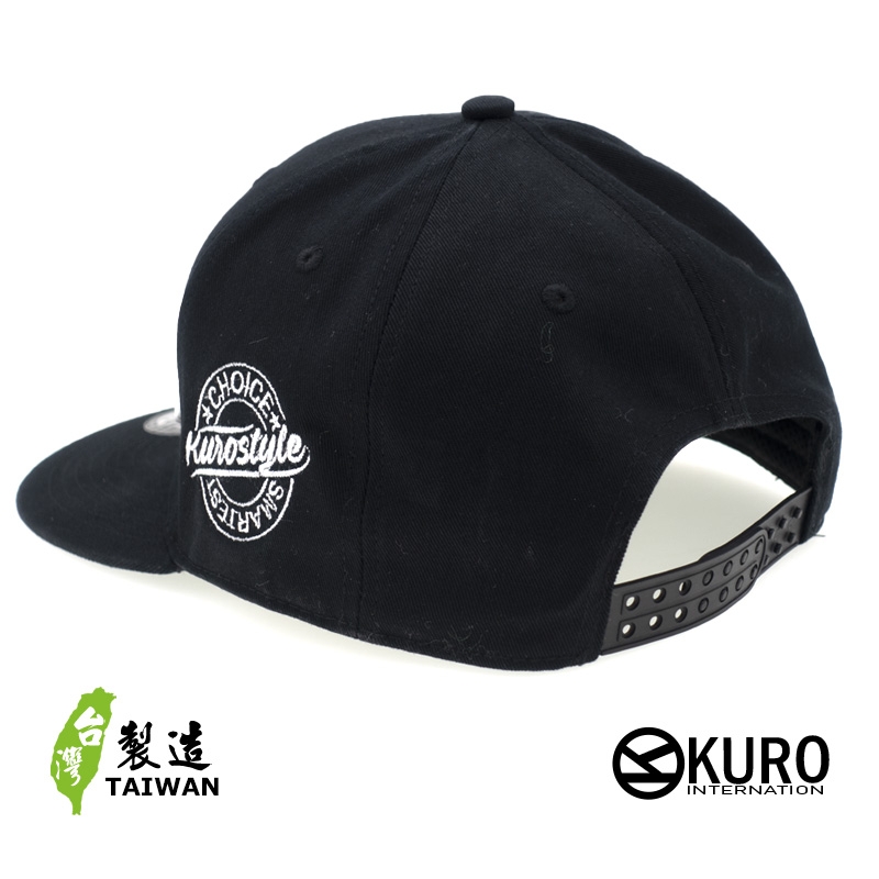 KURO-SHOP 大祐池久 立體繡 潮帽  平板帽-棒球帽(可客製化)