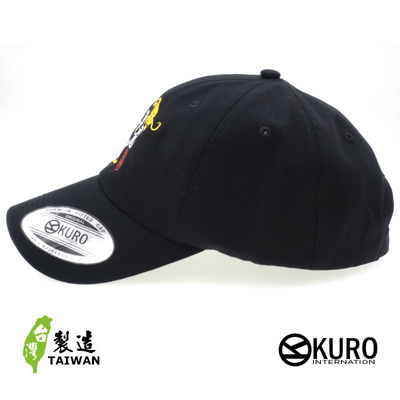 KURO-SHOP 普龍宮(普隆共) 龍圖騰 電繡 老帽 棒球帽 布帽(可客製化)