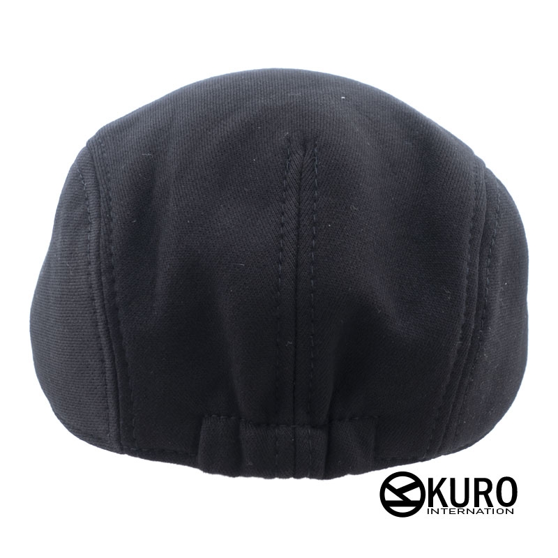 KURO-SHOP 黑色 棉質 小偷帽狩獵帽