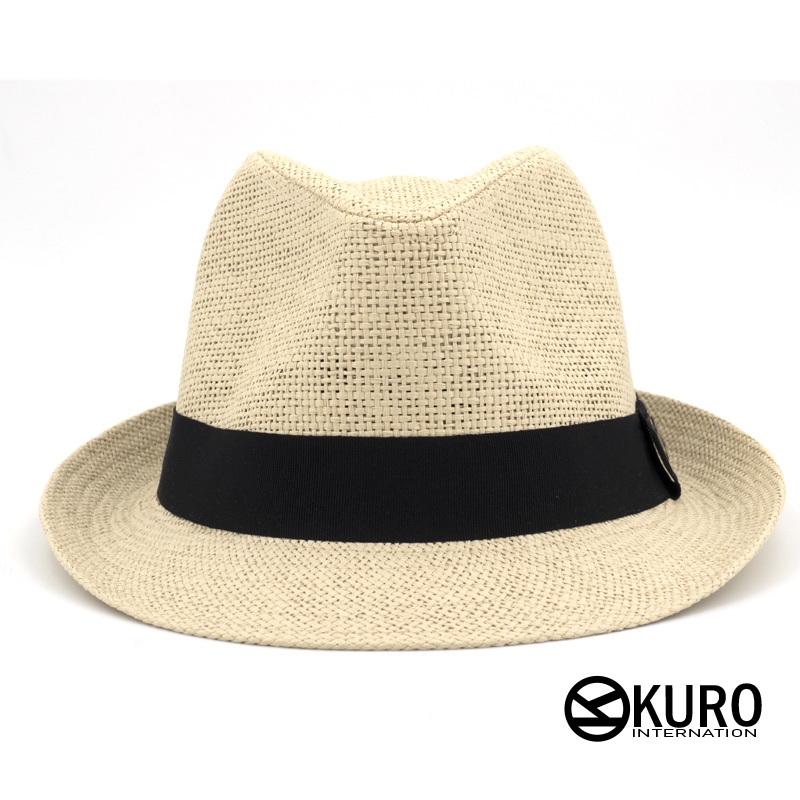 KURO SHOP Taiwan  大頭版 夏日潮流紳士草帽(可客製化)