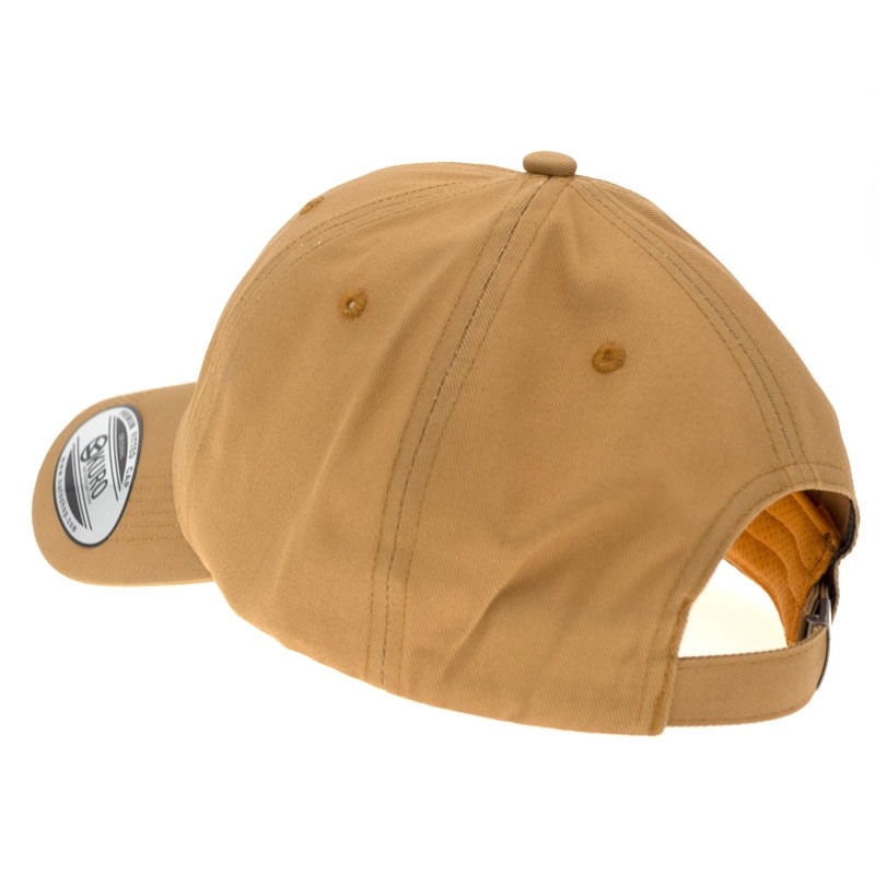KURO-SHOP 卡其黃色台灣製造老帽棒球帽布帽