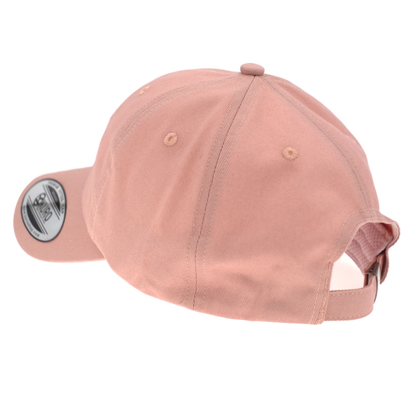 KURO-SHOP 玫瑰粉 大寫M 立體繡  電繡 老帽 棒球帽 布帽(可客製化)