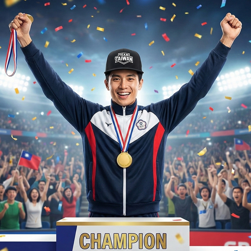 KURO-SHOP TEAM TAIWAN 立體繡 潮帽  平板帽-棒球帽(可客製化)