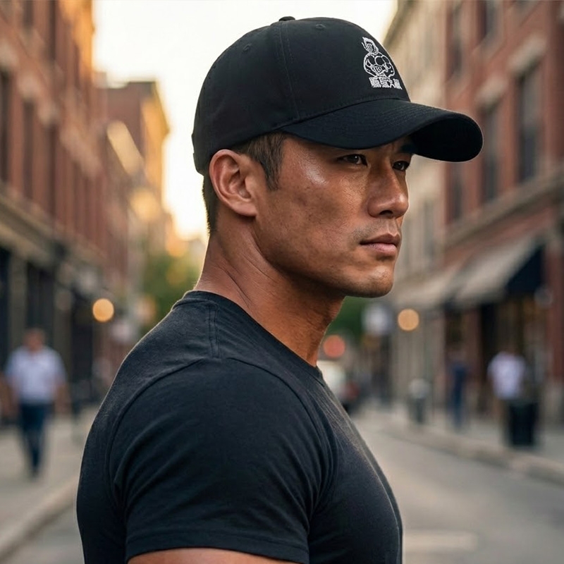 KURO-SHOP 威猛大叔 電繡 老帽 棒球帽 布帽(可客製化)