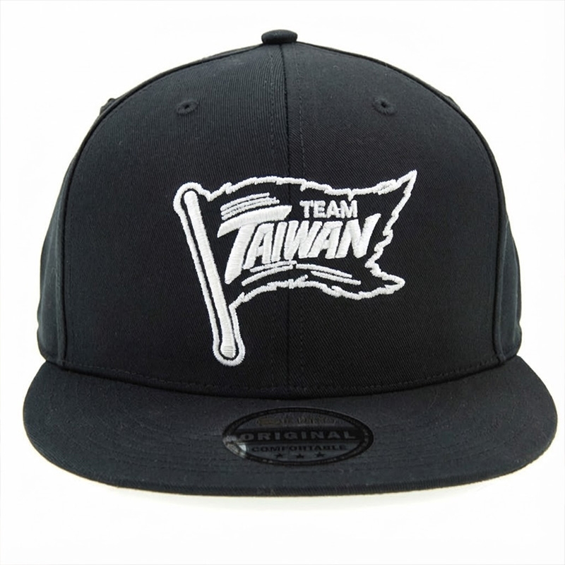KURO-SHOP  復古花紋 Taiwan 潮帽  平板帽-棒球帽(可客製化)