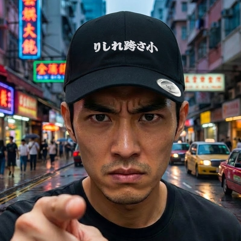 KURO-SHOP りしれ跨さ小 平板帽-棒球帽(可客製化)