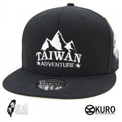 kuro設計款-TAIWAN ADVENTURE潮流板帽棒球帽(可客製化)