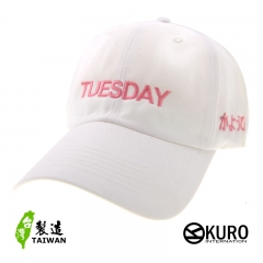 kuro TUESDAY かようび 老帽 棒球帽 布帽(側面可客製化)