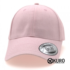 KURO-SHOP 粉紅色老帽棒球帽布帽(硬挺版)