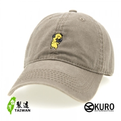 KURO-SHOP 可憐的法國鬥牛犬 電繡 老帽 棒球帽 布帽(可客製化)
