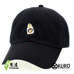 KURO-SHOP 台灣美食 雞排 電繡 老帽 棒球帽 布帽(可客製化)