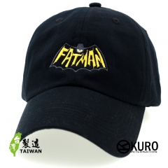 KURO-SHOP FATMAN 電繡 老帽 棒球帽 布帽(可客製化)
