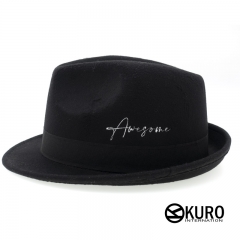 KURO-SHOP AWESOME 電繡手寫字型 毛料紳士帽