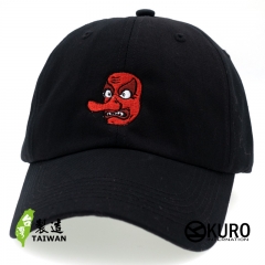 KURO-SHOP  日本 天狗 電繡 老帽 棒球帽 布帽(可客製化)