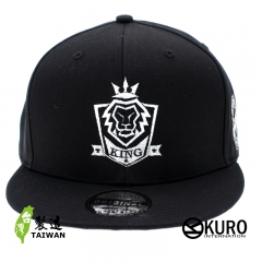 KURO-SHOP 獅子KING 平板帽-棒球帽(可客製化)